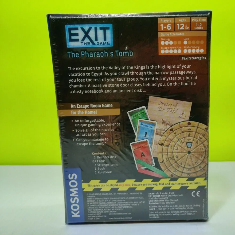 Thames & Kosmos 692698 Exit: The Pharaoh's Tomb Game